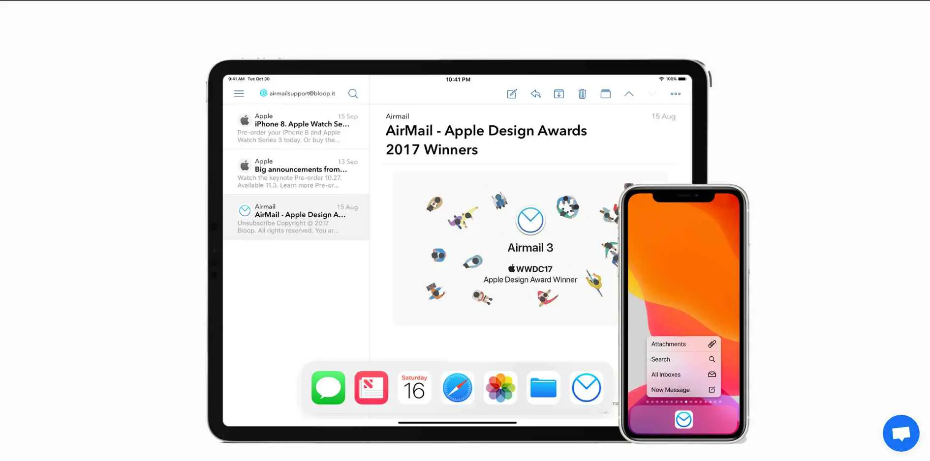Airmail is a powerful and flexible email client for Mac and iOS.