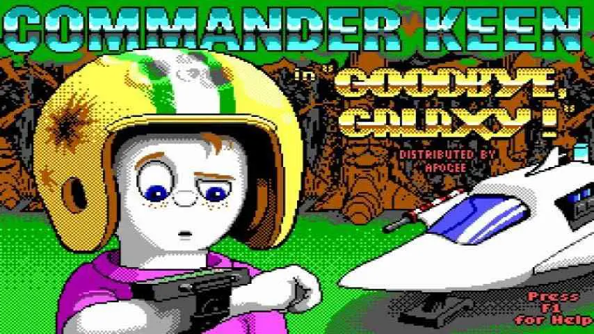 The classic platform game Commander Keen was made by id Software in 1990.