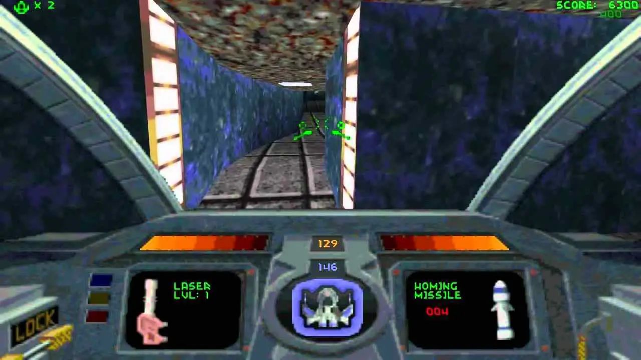 Parallax Software created the first-person shooter game, Descent, released in 1995.