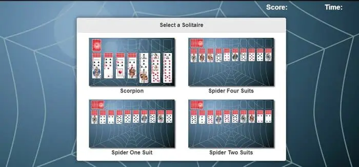 Spider Solitaire - Play Online