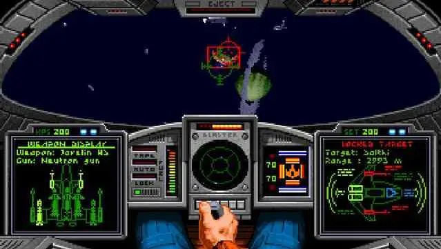 Origin Systems made Wing Commander, a game about fighting in space, and it came out in 1990.